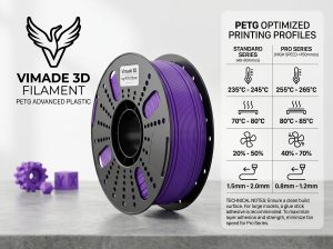 PETG Nhựa In 3D Vimade Màu Tím